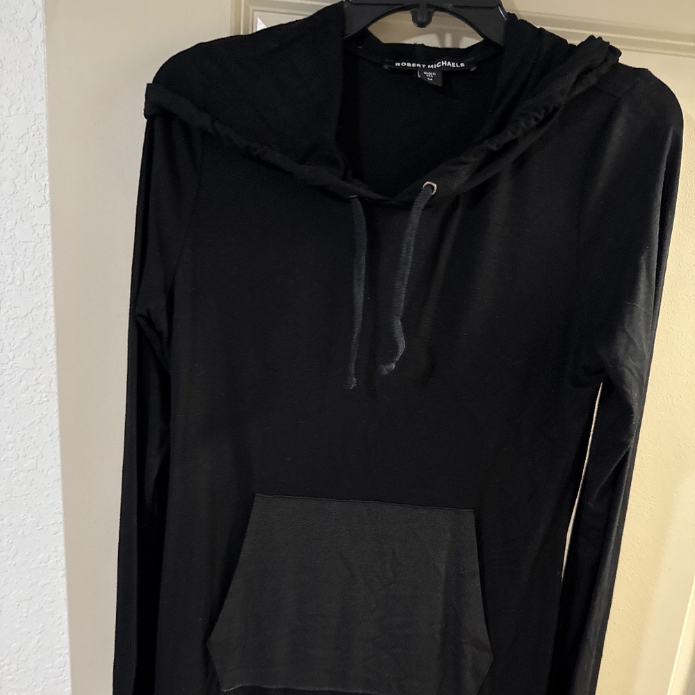 Robert Michaels black dress with hood